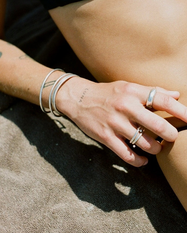 open circle ring 01 X STONE