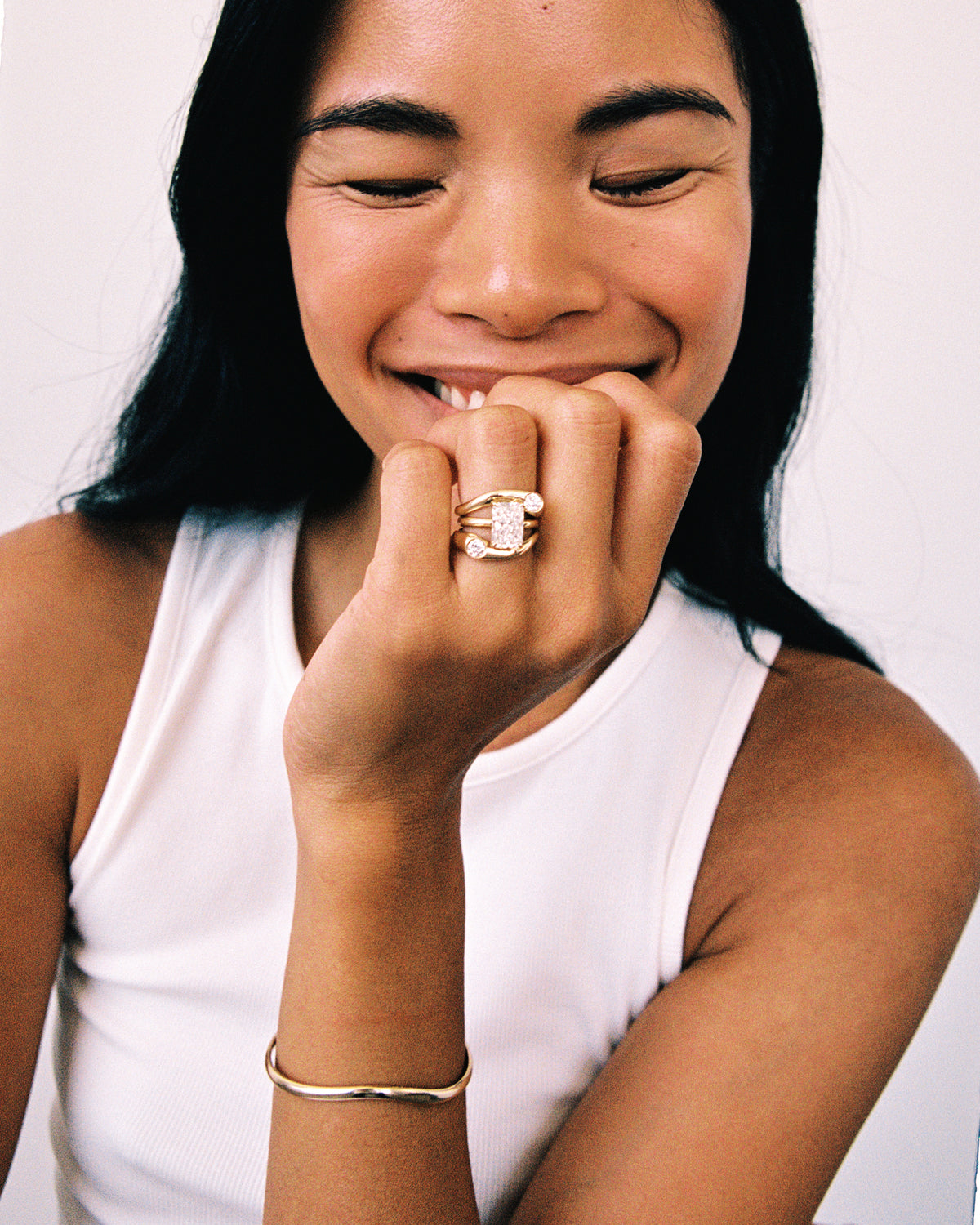 Double Curve Rings