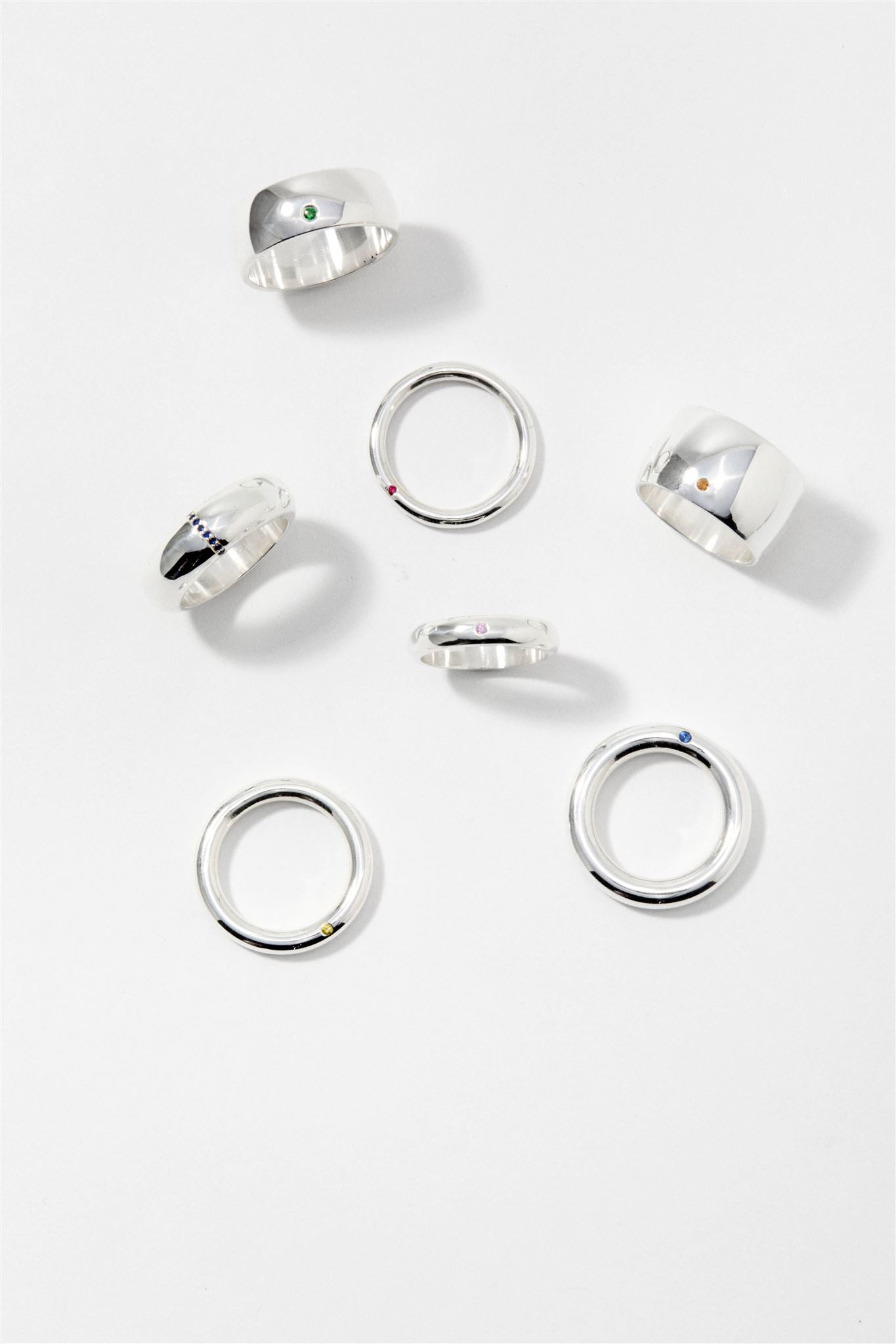full circle ring no. 3 X STONE