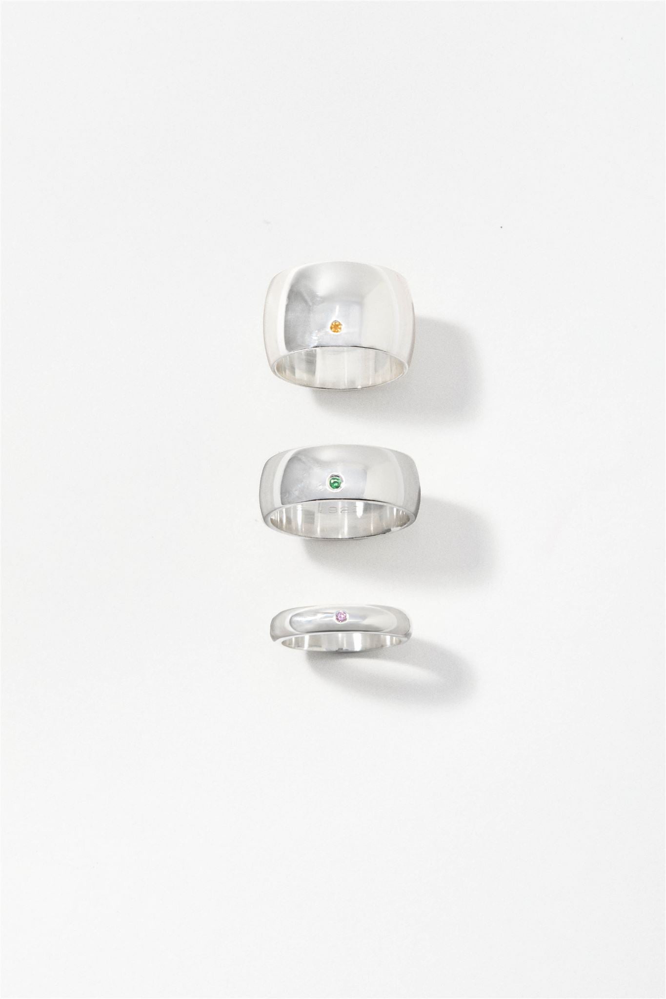 full circle ring no. 3 X STONE