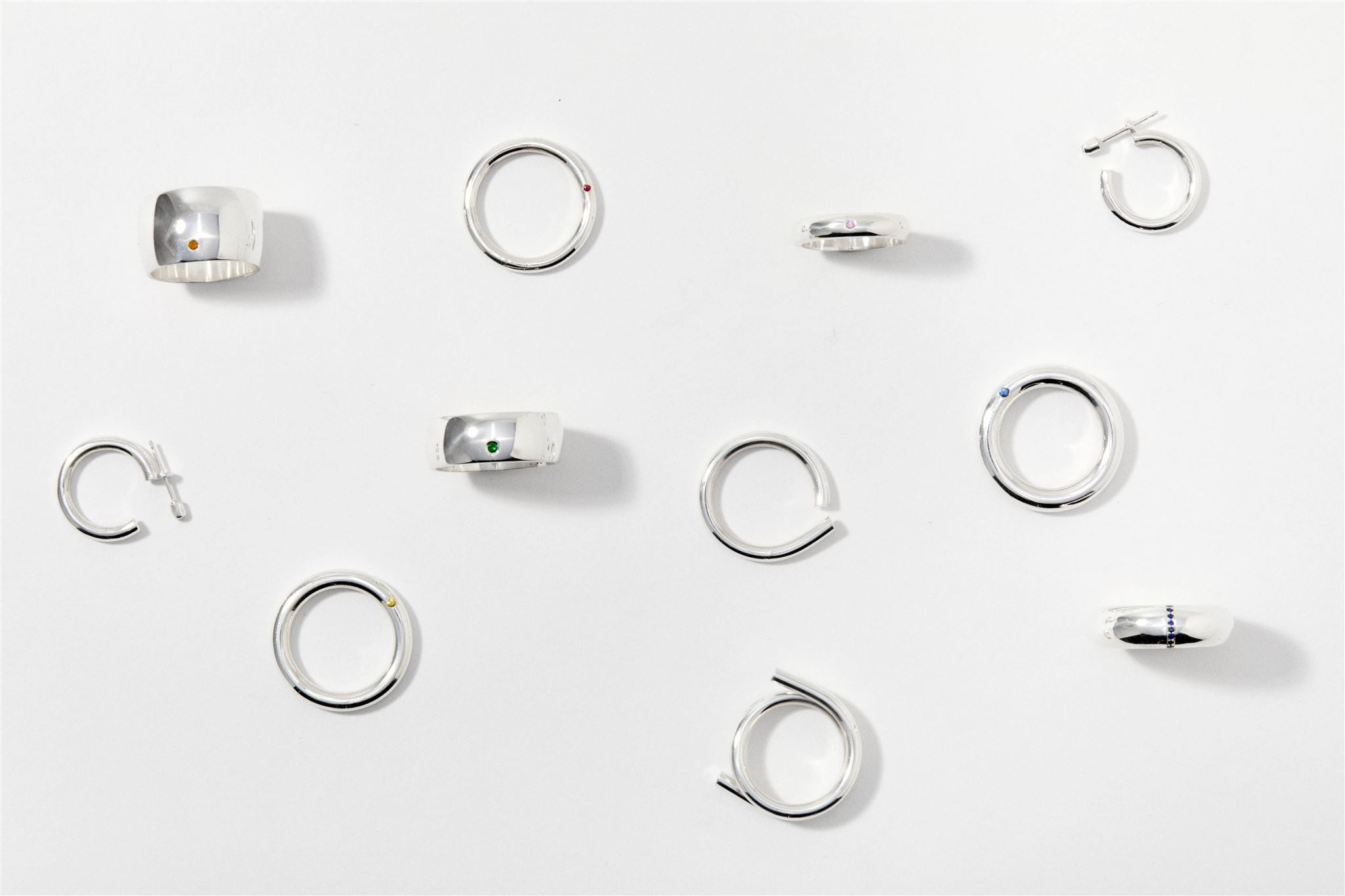 full circle ring no. 3 X STONE