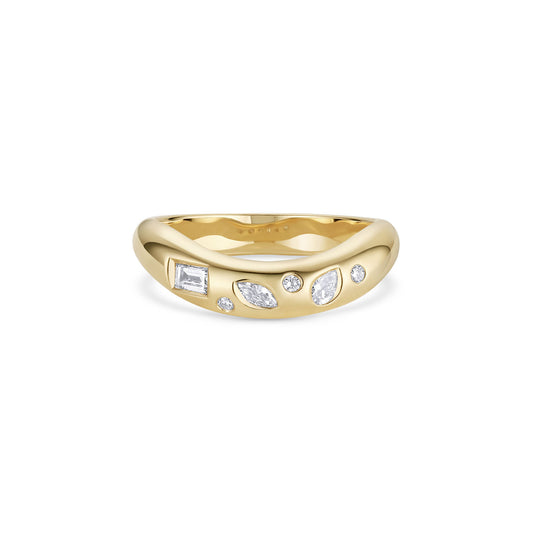 curve ring 01 x SCATTERED STONES