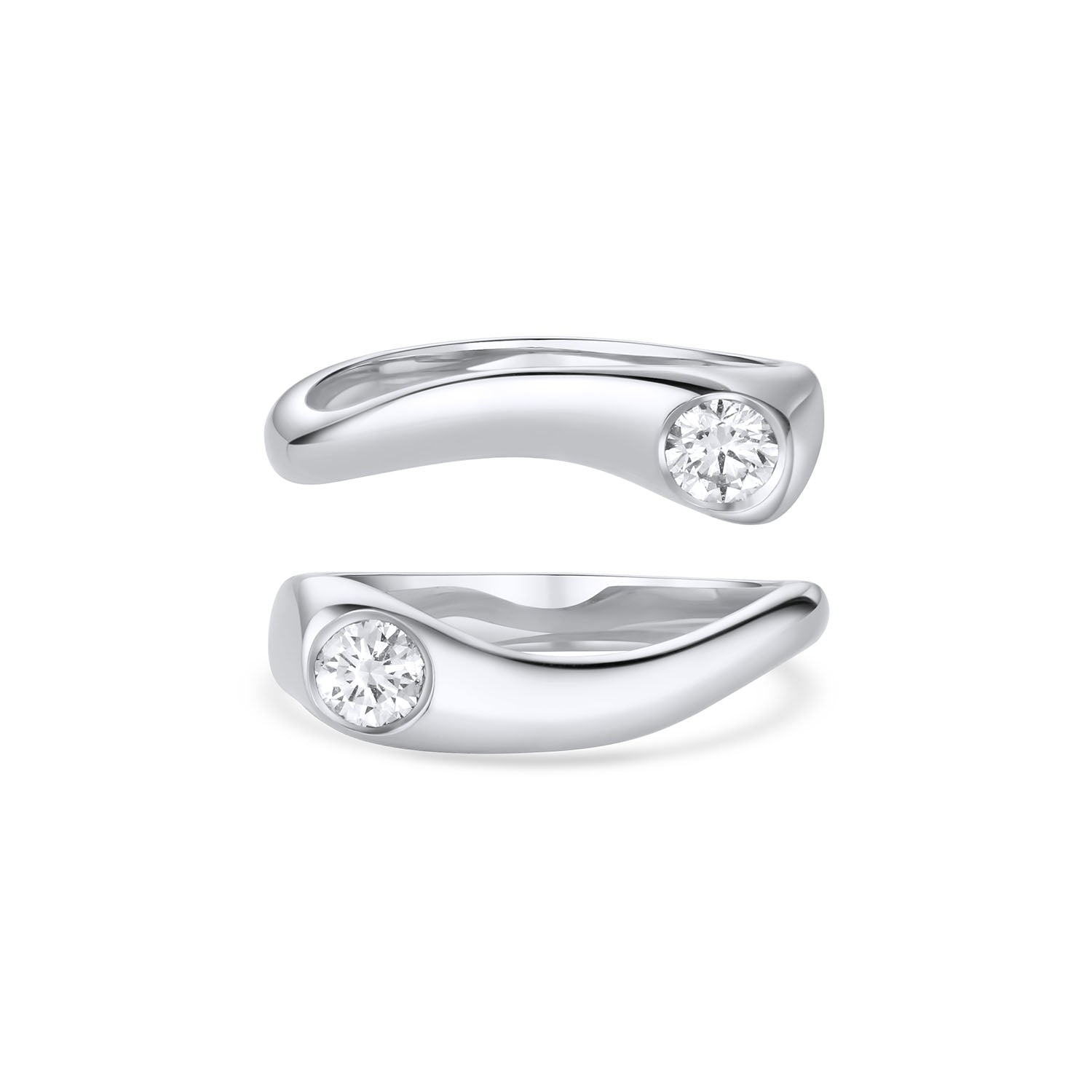 Double Curve Rings