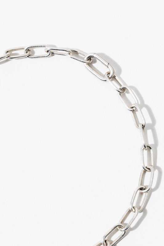 oval link necklace