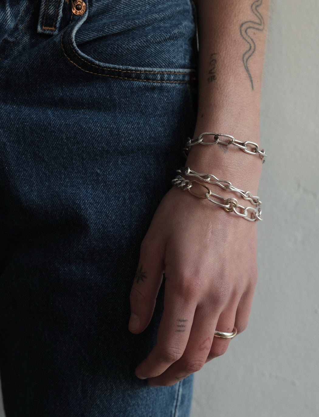 oval link chain bracelet